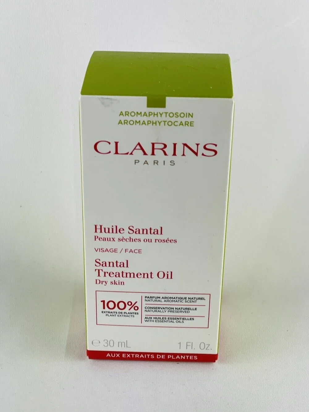 NEW Clarins Face Treatment Oil - Santal (For Dry Skin)  1oz Serum & Concentrates